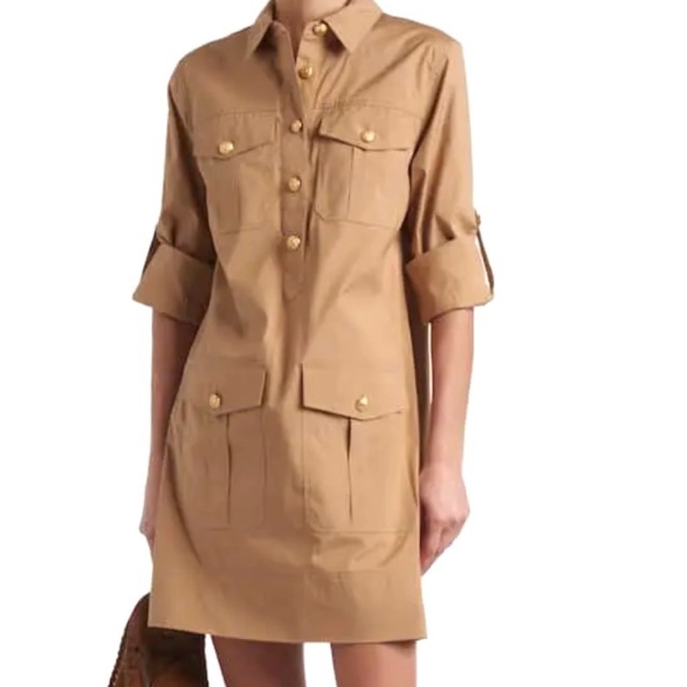 Veronica Beard NWT Saude Dress In Khaki, Size 4